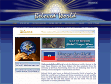 Tablet Screenshot of belovedworld.org